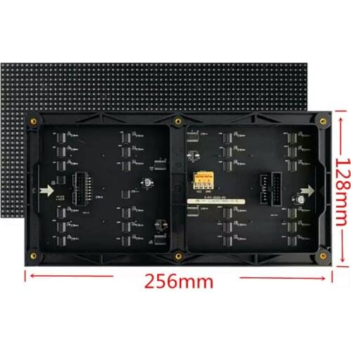 256x128mm LED Display Module P4 Indoor Full Color HD 64*32Pixel 1/16 Scan RGB SMD LED Matrix Panel