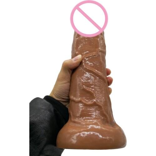 32*6.5CM Giant Dildo For Women Realistic Penis Female Masturbator Super Big long Anal Butt Plug Dildos Suction Cup Sex Toys