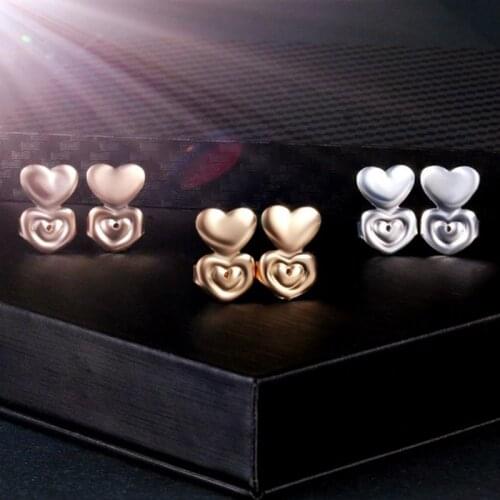 925 sterling silver earrings can be adjusted, the back of the earrings can be lifted to facilitate the use of earring lifters