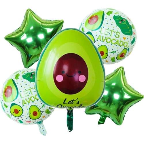 Avocado Balloons Foil Fruit Globos Birthday Party Decorations Adult Fruit Party Decor Lets Avocado Party Supplies Children Ball