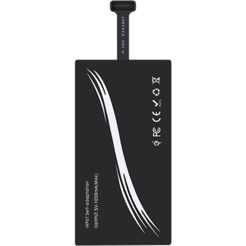Top Qi Wireless Charger Type-C Universal Charging Receiver for Huawei P20 Pro P10 Plus Xiaomi Mi8 Mi6 for USB Type C