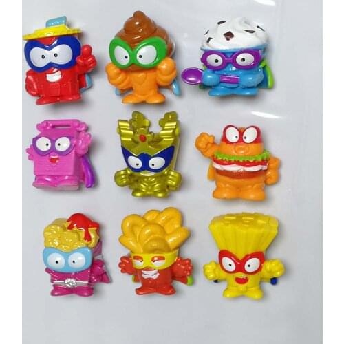 1pcs Big Superthings Series Burger Kings Super Zings Action Figure Super Rare Gold Silver Limited Collection for Kids Gift