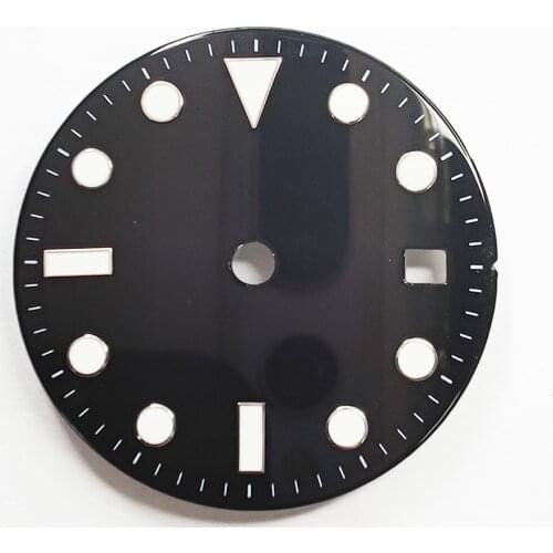 Watch Parts 29mm Sterile Dial Luminous Watch Dial Luminous Suitable For ETA 2836 2824 Mingzhu DG 2813 Miyota8215 821Amovement 27