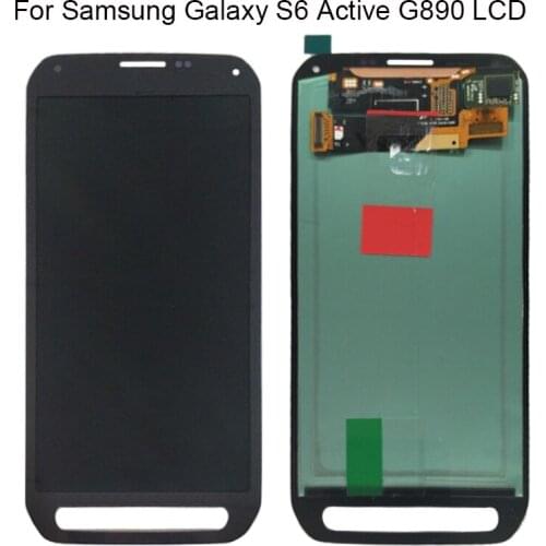 For Samsung Galaxy S6 active G890 G890A LCD Display Screen Digitizer Assembly Replacement 100% Tested