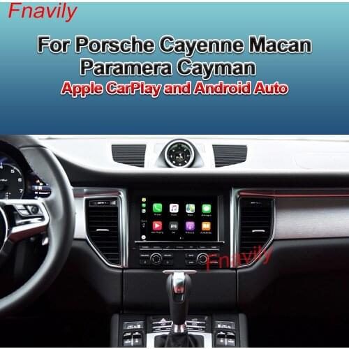 Fnavily OEM Retrofit Wireless CarPlay For Porsche Cayman Panamera 911 Cayenne Macan Box Waze Google Map PCM3.1 2010