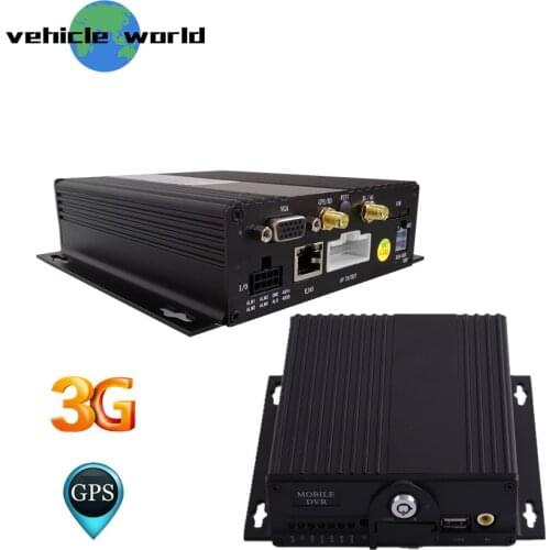 GPS 3G School Bus Taxi Trailer Truck Car Vehicle 4CH Dual SD Card AHD 1080P Mobile DVR