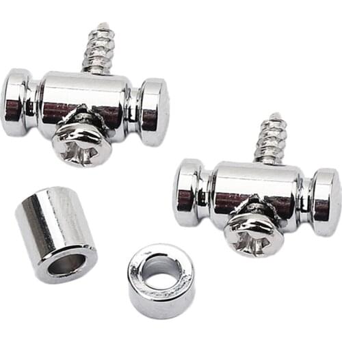 Chrome GE19 Roller String Retainer Mounting Tree Guide Guitar Parts Accessories