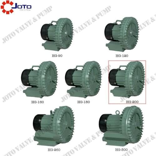 HG-200 0.2kw 220v 50hz Ring Blower 220V Whirlpool aquarium pump oxygen machine 610
