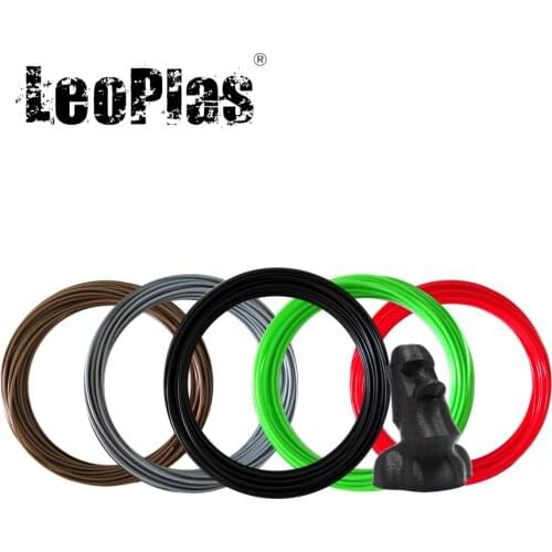 LeoPlas 1.75mm 10 and 20 Meters 50g ASA Filament Sample For FDM 3D Printer Pen Consumables Printing Su Supplies Plastic Material