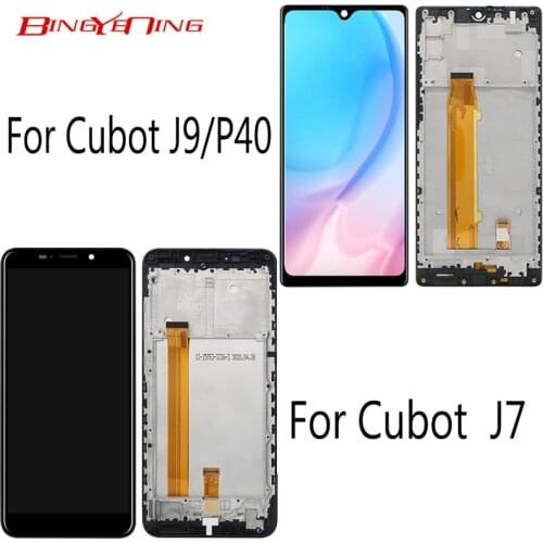 New Original For Cubot P40/J9 LCD Touch Screen Digitizer With Frame Sisplay Screen Module Accessories Assembly Replacement