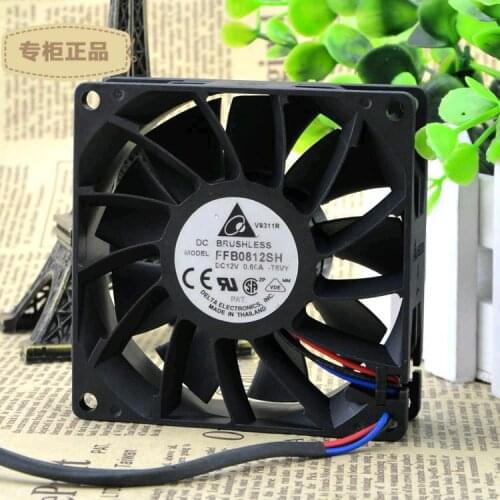 FOR New Delta FFB0812SH 80258 cm 12V 0.6A 8CM Server Fan with Large Air Volume