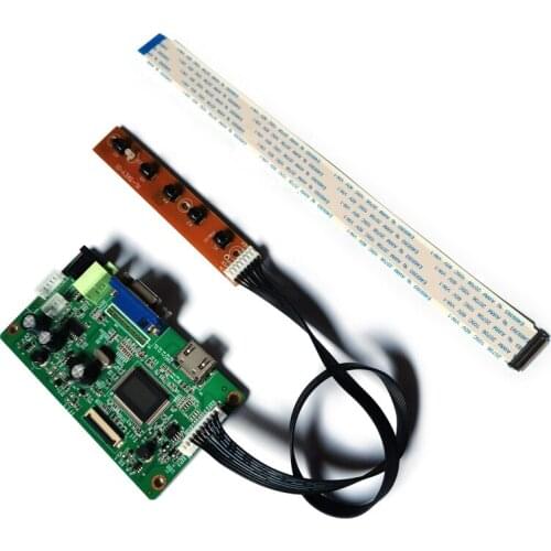 Fit G116HAN01/G133HAN02/G140HAN01 VGA eDP matrix 1920*1080 LED/LCD 30 Pin monitor controller board DIY kit