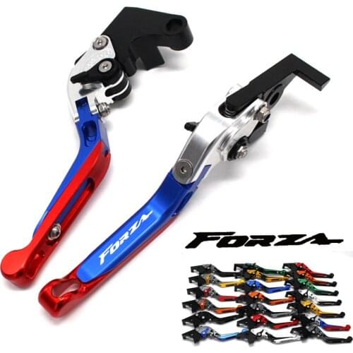 For Honda FORZA 300 125 250 2010-2018 2017 Adjustable Foldable Extending Brake Clutch Levers Handle Bar Motorcycle Accessories