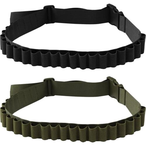 29 Round Gun Bandoliers Belt Ammo Holder Carrier Gun Cartridge Waist Training Belts for Outdoor Hunting
