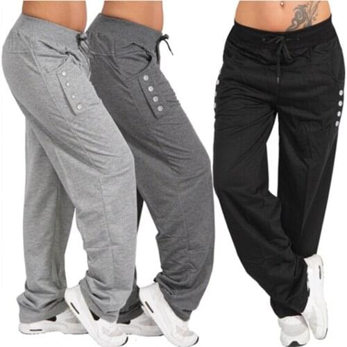 Spring Autumn Loose Casual Pants Women 2021 Black Gray Pantalones Mujer Pantalon Femme Jogger Trousers Plus Size 3XL Women Pants