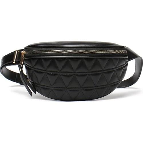 Vintage PU Leather Fanny Packs Women Solid Color Small Summer Fashion Waist Packs Female Phone Purses Ladies Chest Bags Mini Bag