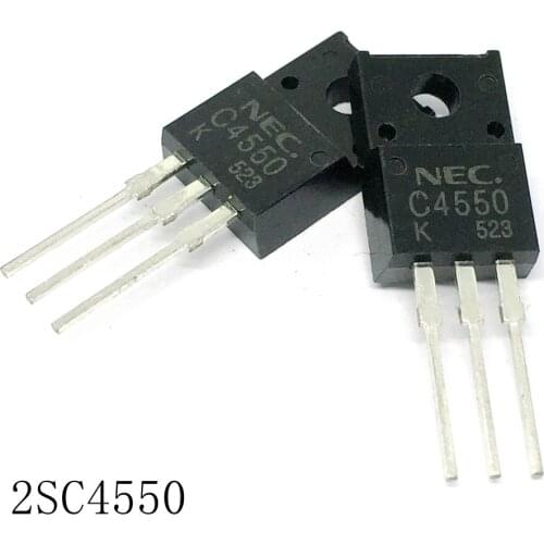 High speed switching transistor 2SC4550 TO-220F 7A/100V 10pcs/lots new in stock
