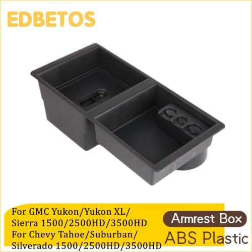 For GMC Yukon/Yukon XL/Sierra 1500/2500HD/3500HD and Chevy Tahoe/Suburban/Silverado 1500/2500HD/3500HD Car Storage Organizer