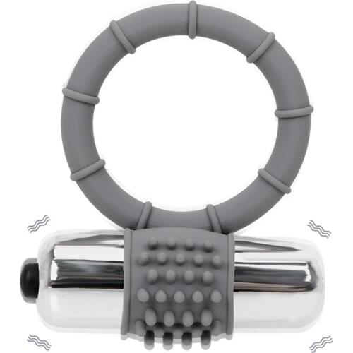 Delay Ejaculation Penis Rings Vibration Cock Rings Clitoris Stimulator Single Frequency Vibrator Sex Toys for Men