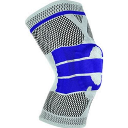 1pc Silicone Knee Pads Full Knee Brace Strap Patella Medial Support Strong Meniscus Compression Protection Sport Pads Running