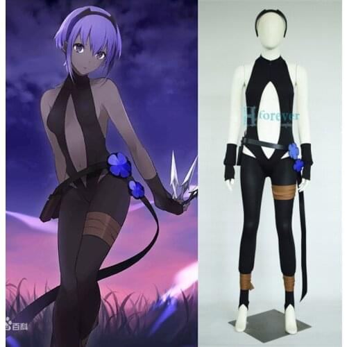 Anime! Fate/Grand Order Hassan of Serenity Assassin Battle Suit Uniform Cosplay Costume Halloween Outfit For Women Any Size NEW