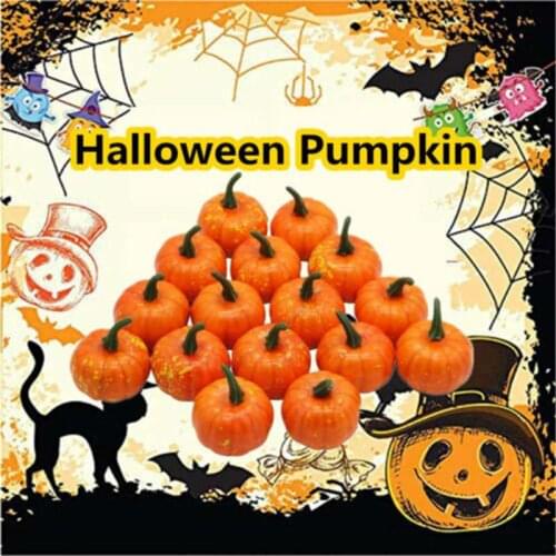 Mini Fake Vegetable Simulation Halloween Artificial Pumpkin DIY Craft Home Halloween Props DIY Crafts Party Decoration