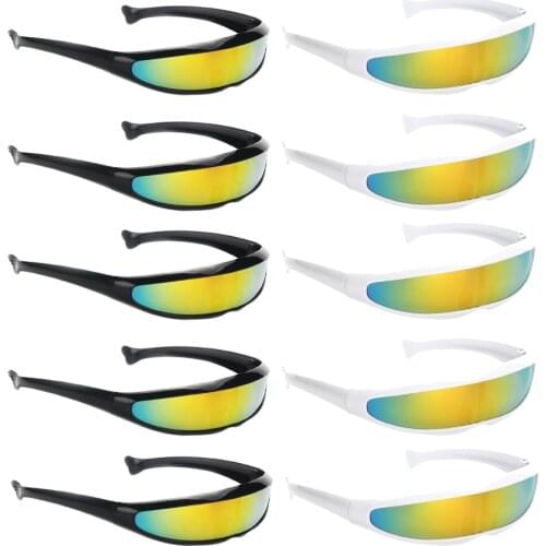 Set Of 8 Alien Glasses Glasses Sunglasses Party Glasses Fun Glasses Halloween Carnival Carnival Costume Photo Props