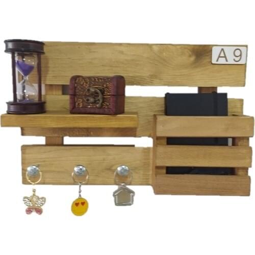 Hma Decorative Wood Key Chain Strap and Decorative Shelf A-9 Model