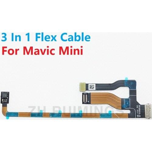Original DJI Mavic Mini 3 in 1 Flexible Flat Cable Flex Strip Ribbon Cable For DJI Mavic Mini Service Spare Parts