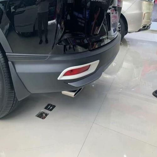 For Honda CRV CR-V 2021 2022 ABS Front Rear Fog Light Cover Trims Tail Bumper FogLight Lamp Molding Garnish Accessories