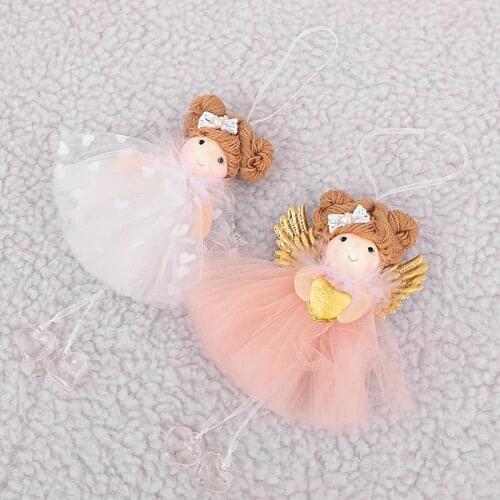 Christmas Decorations for Home Lovely Heart Girl Doll Hanging Pendant Christmas Tree Home Decor Ornaments Xmas New Year Gifts