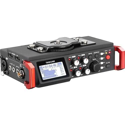 TASCAM DR-701D Linear PCM Recorder / Mixer 6-Track Field Recorder audio for DSLR camera Portable Audio System Video Production