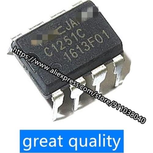 10pcs only orginal new C1251C UPC1251C original imported IC chip DIP8