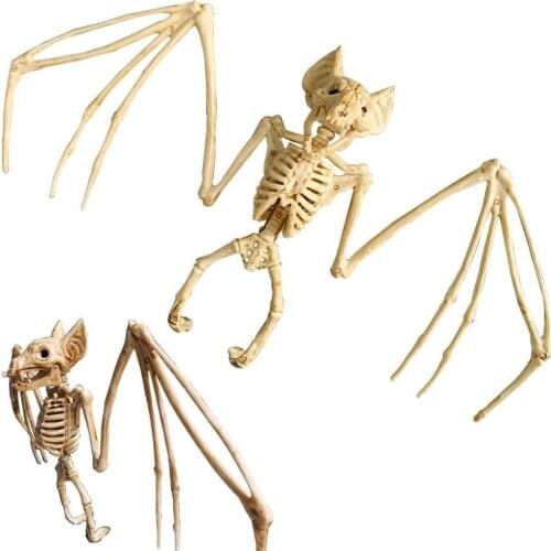 Home Decoration Animals Skeleton Ornament Drop Bones Creepy Spider Bat Mouse Scorpion Lizard Bonez Hallowmas Horror Props Party