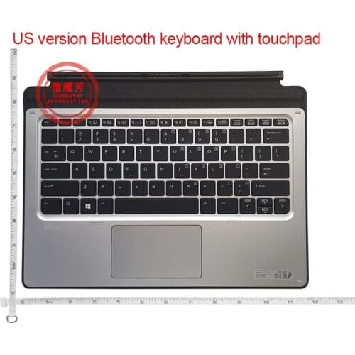 US/RU New For HP Elite x2 1012 G1 Palmrest Cover keyboard With Touchpad HSTNN-D72K 845651-B31 846748-B31