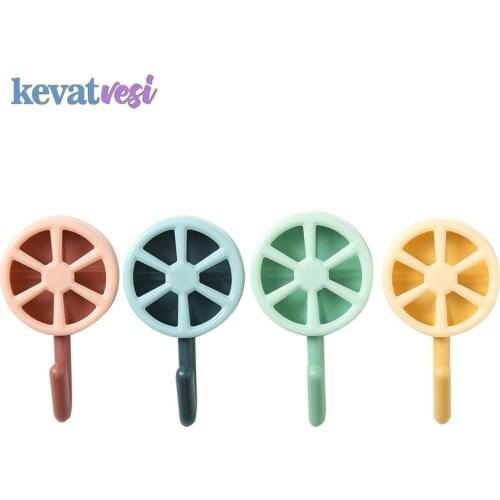 10pcs Self Adhesive Wall Hooks Mini Door Wall Hanger for Coat Towel Key Holder Decorative Door Hooks Wall Organizer Home Decor