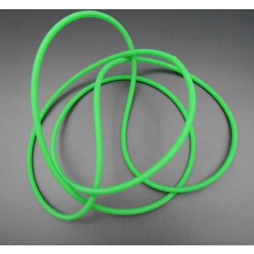 2Pcs Drum Riding Cycling Training Table Transmission Roller Platform PU Belt Diameter 5MM Circumference 185cm 185CM Green *FD154