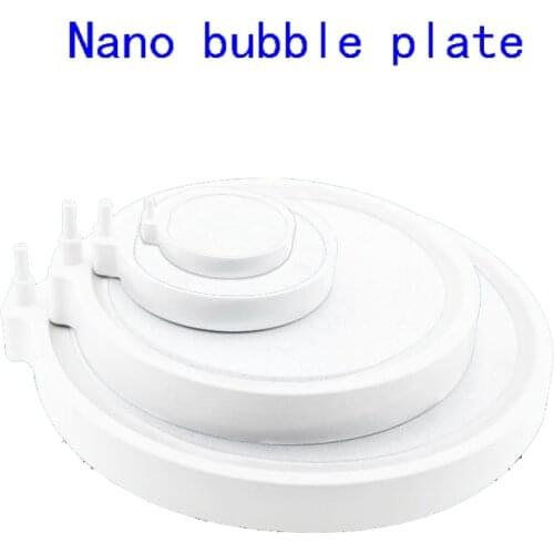 Aquarium fish tank low pressure nano bubble disc Oxygen-enhancing bubble stone Atomized gas disc bubble disc Air stone