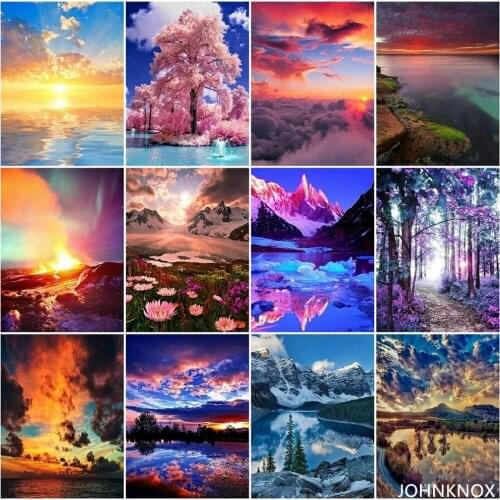 Diamond Painting Sky Landscape 5D Diy Diamond Embroidery Full Round& Square Drill Diamond Mosaic Cross Stitch Home Decor