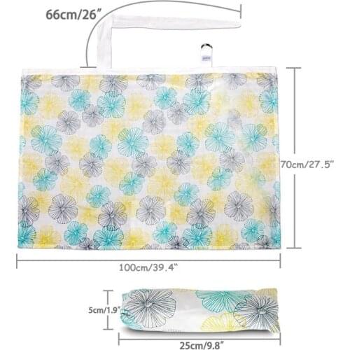 Breastfeeding Cover Baby Infant Breathable Cotton Muslin Nursing Cloth L large Size Big Nursing Feeding Cover Cape Apron 70*100