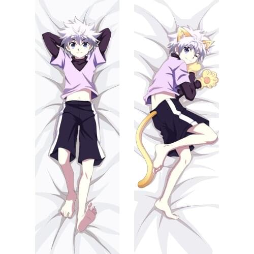 Anime Dakimakura Body Pillow Case Hunter x Hunter Killua Zoldyck Cover Home Decoration Pillowcases 3D Printed