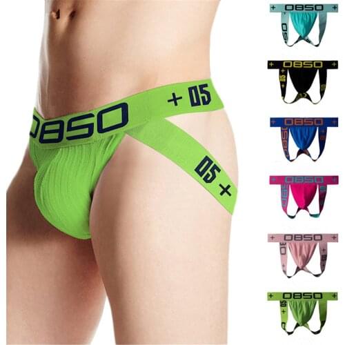 Cotton Sexy Mans Underwear Jockstrap Briefs Men Bikini Gay Thong Panties G String Homme Bikini Cuecas Penis Hole Underwear