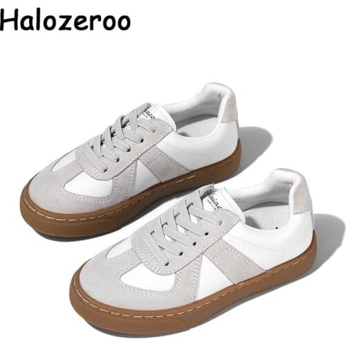 Autumn Kids Sport Sneakers Baby Boys Brand Slip On Shoes Children Genuine Leather Casual Sneakers Girls Chunky Sneakers Trainers