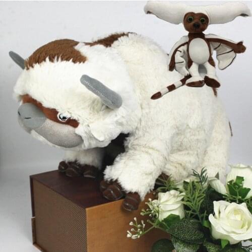 Last Airbender Resource The Appa Avatar Stuffed Animals Plush Doll Cow OX Toy Gift Kawaii Plush Toys Bat Pillow Cattle
