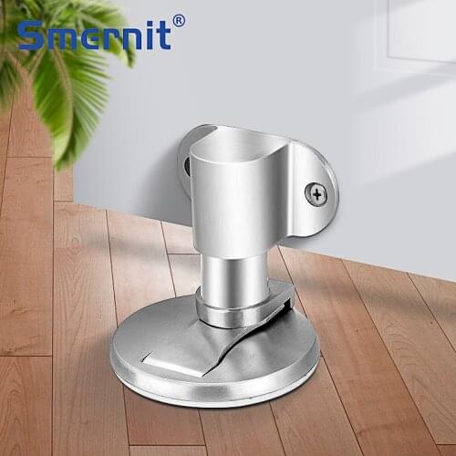 Adjustable Magnet Door Stops Stainless Steel Door Stopper Magnetic Door Holder Toilet Glass Door Doorstop Furniture Hardware