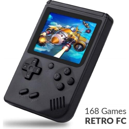 Mini portable retro nostalgic 3.0 Inch handheld retromini boy video player pocket game console players Built-in 168 games