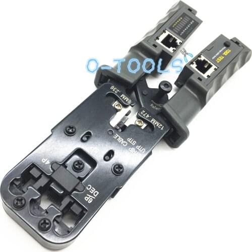 Multifunctional network crimping plier RJ45 LAN Cable Crimper Pliers stripper Cable Tester 6P/8P Wire Cutter Tool Test tools