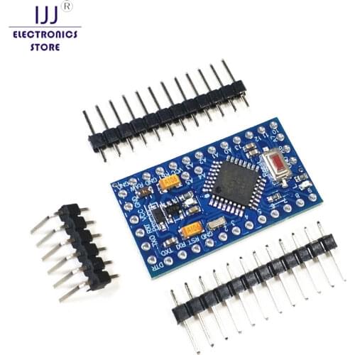 Pro Mini 3.3V 5V 8MHZ 16MHZ Atmega328 Atmega328P Module For Arduino Compatible Nano Serial Board Replace ATmega128