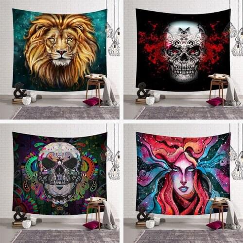 Print Tapestry Wall Art Wall Hanging Decor Polyester Wall Cloth Blanket For Home Bedroom Office