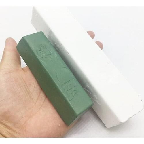 1pc 110x35x25mm Compound Green Polishing Paste Abrasive Paste Metals Polishing Wax Paste Chromium Green Oxide Grinding Paste